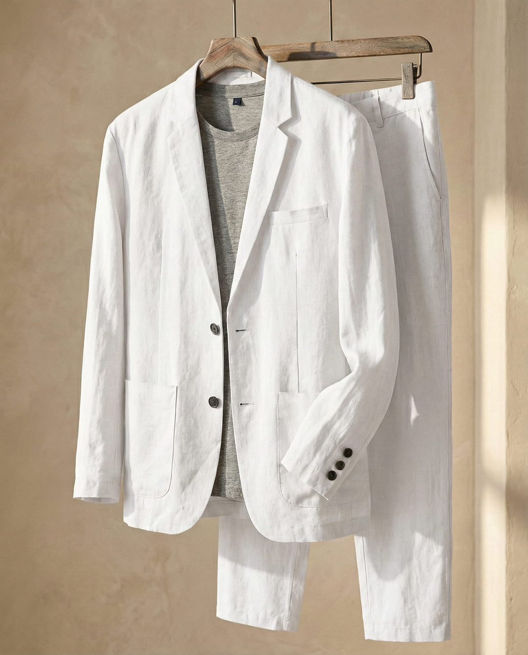 Lorenzo Linen-Blend Suit