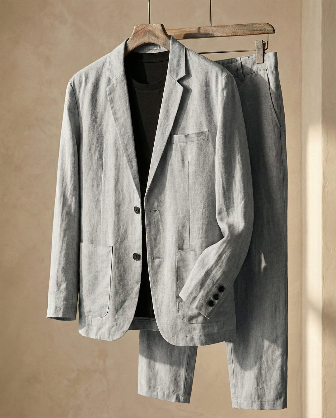 Lorenzo Linen-Blend Suit