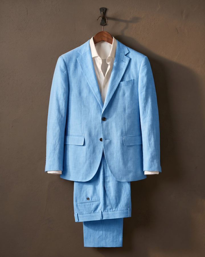 Renato Linen-Blend Suit