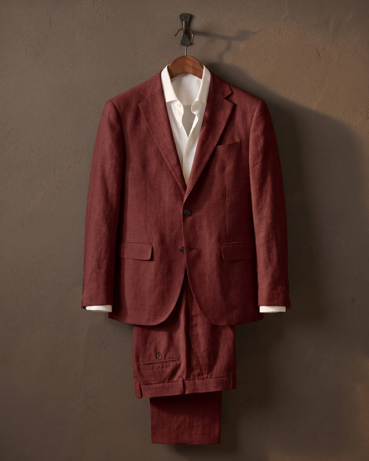 Renato Linen-Blend Suit