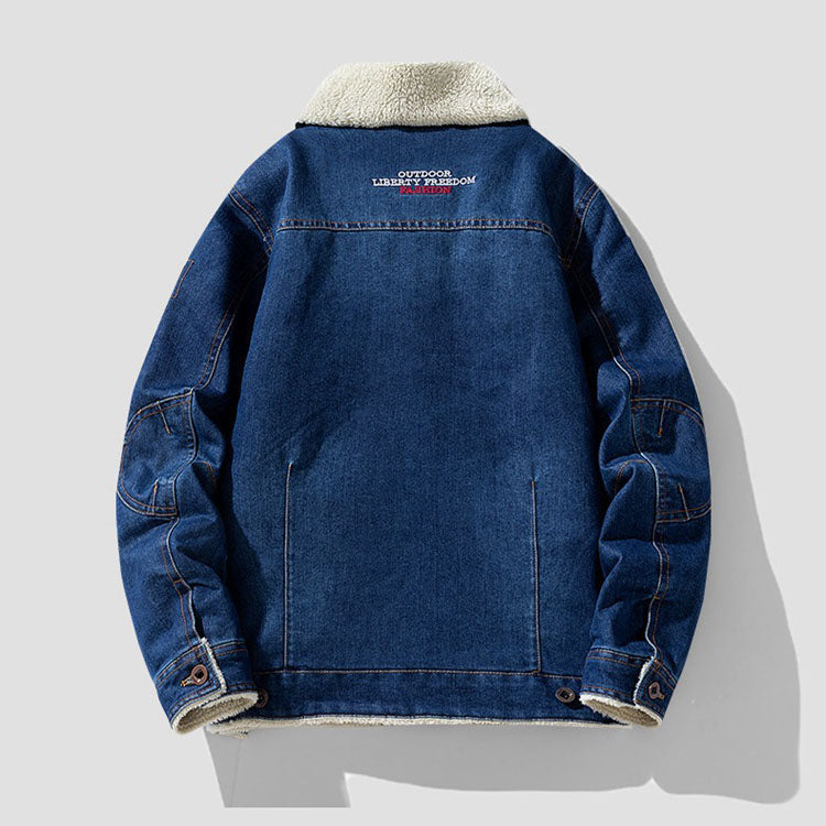 Maurizio Sherpa-Lined Denim Jacket