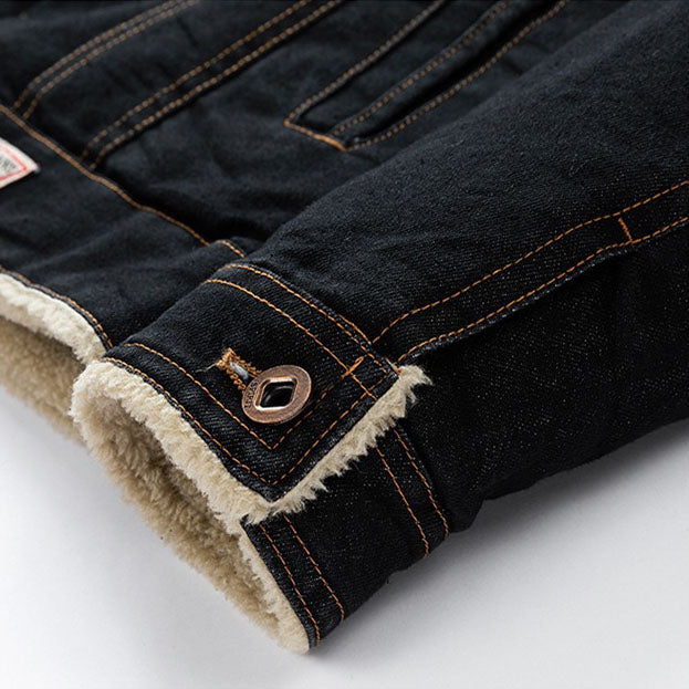 Maurizio Sherpa-Lined Denim Jacket