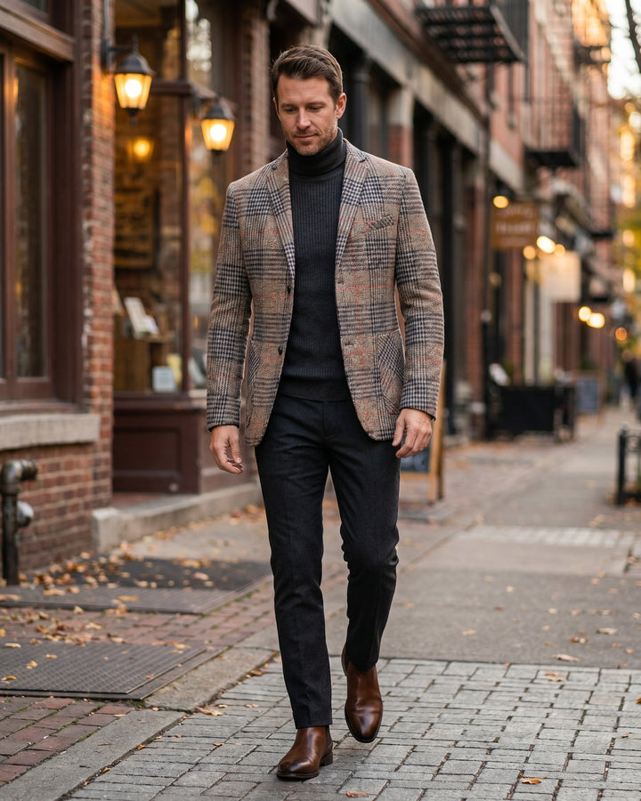 Ludovico Glen Plaid Blazer