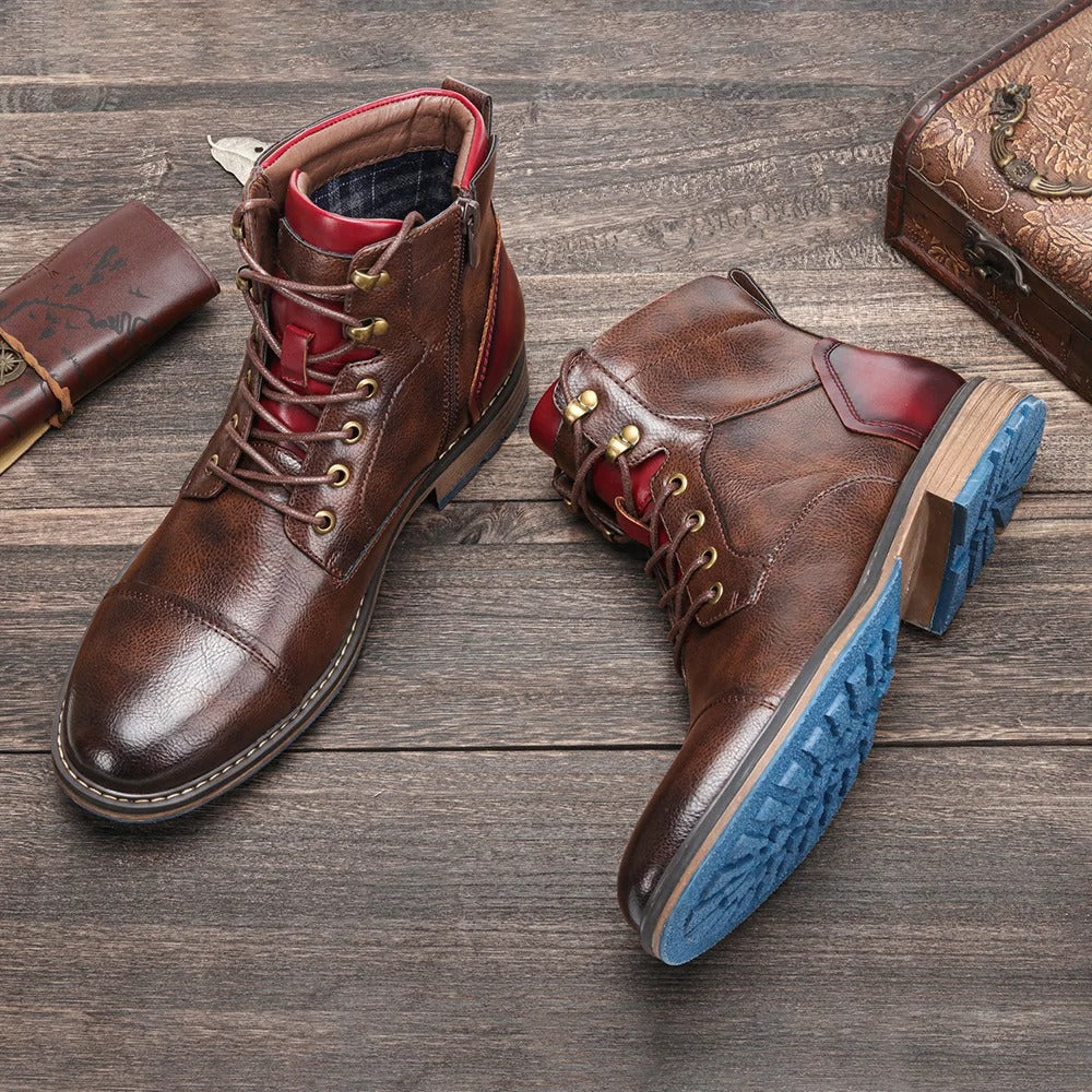Matteo Genuine Leather Boots