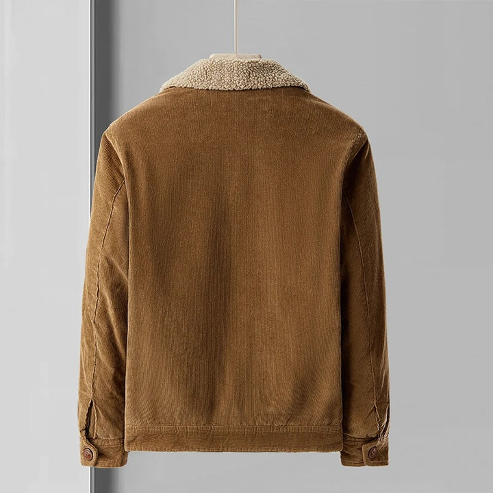 Marcello Sherpa-Lined Corduroy Jacket