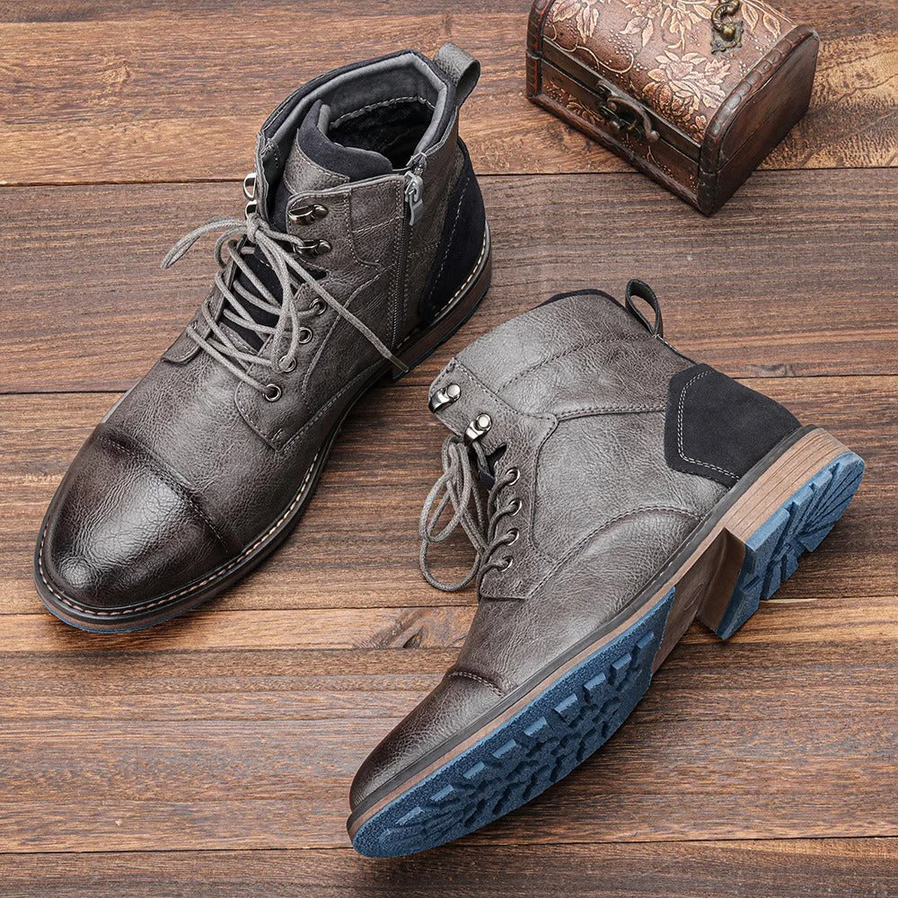 Matteo Genuine Leather Boots