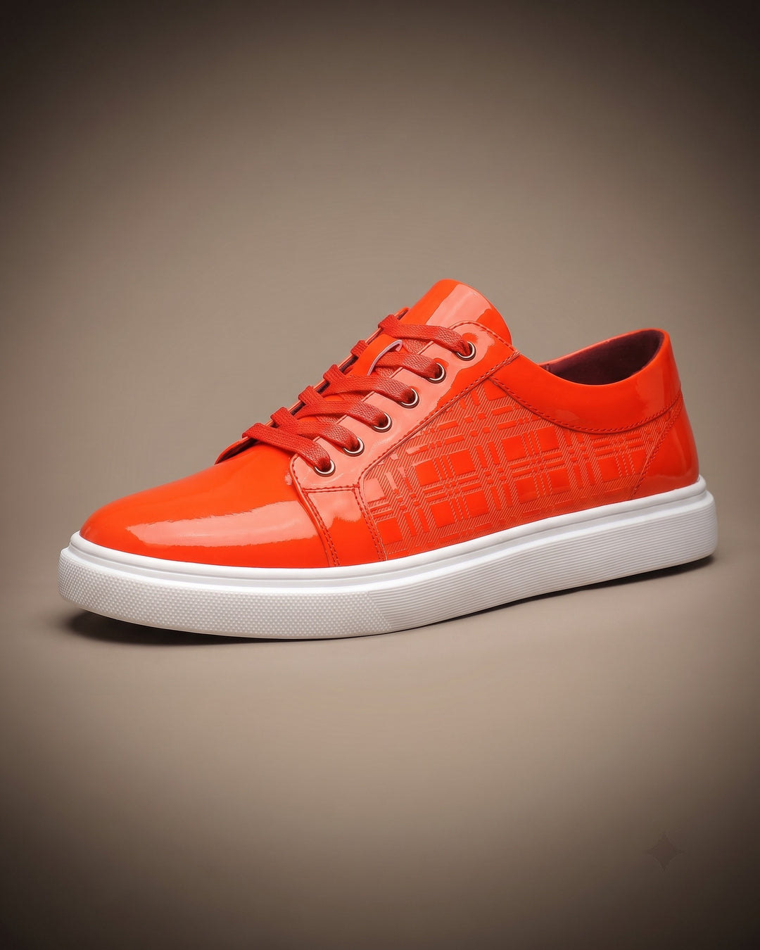 Marino Patent-Effect Sneakers