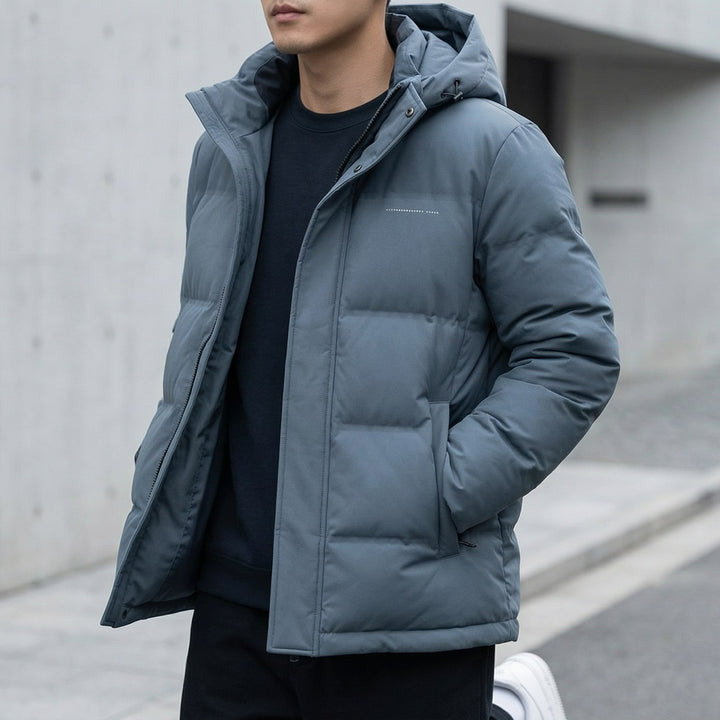 Alberto Goose Down Hooded Jacket