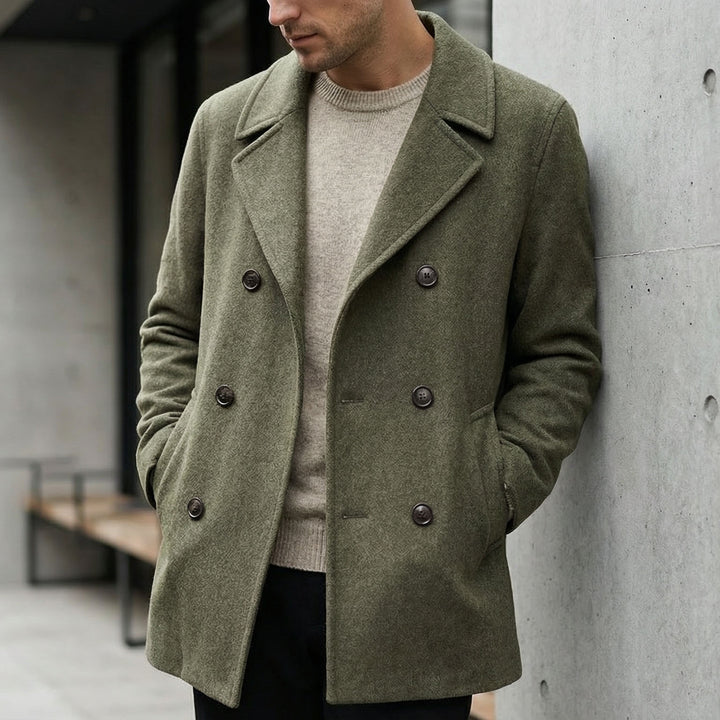 Vincenzo Wool Double-Breasted Coat