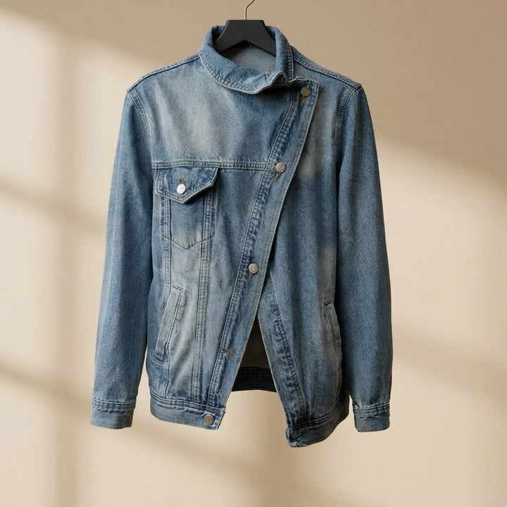 Chiara Asymmetrical Denim Jacket