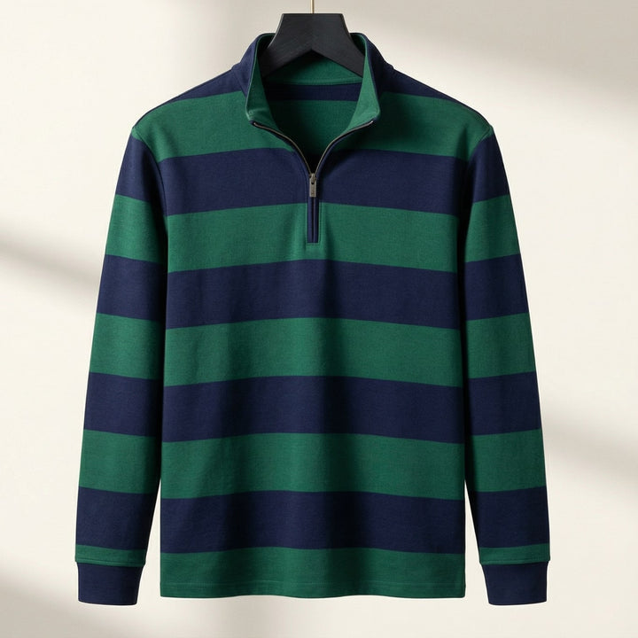 Federico Cotton Quarter-Zip Sweater