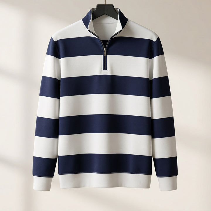 Federico Cotton Quarter-Zip Sweater