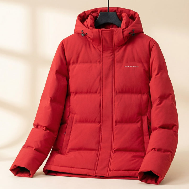 Alberto Goose Down Hooded Jacket