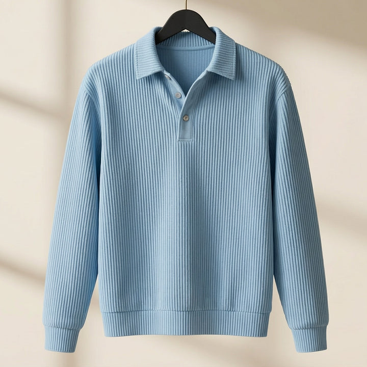 Enzo Ribbed Knit Polo