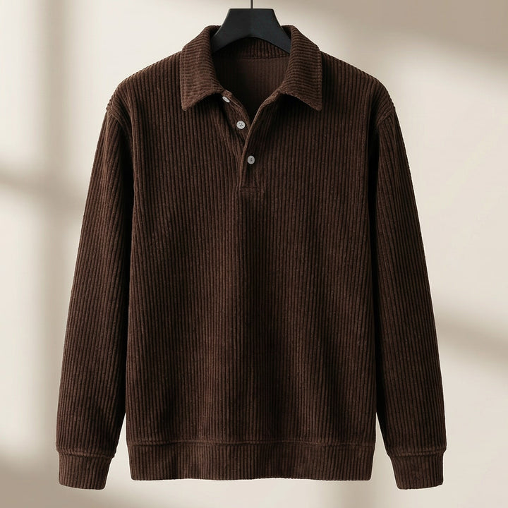 Enzo Ribbed Knit Polo