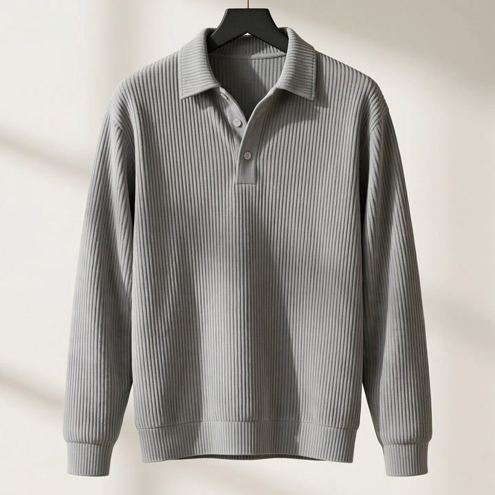 Enzo Ribbed Knit Polo