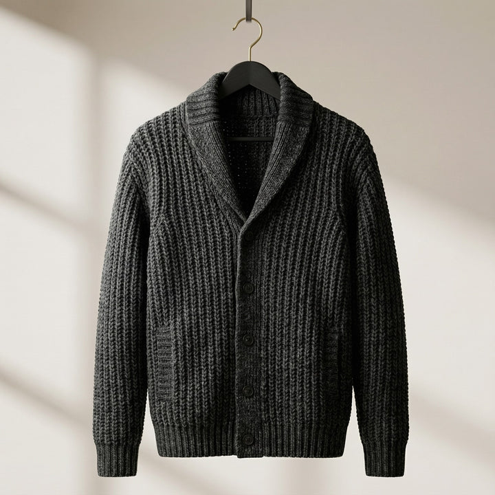 Giulio Shawl-Collar Knit Cardigan