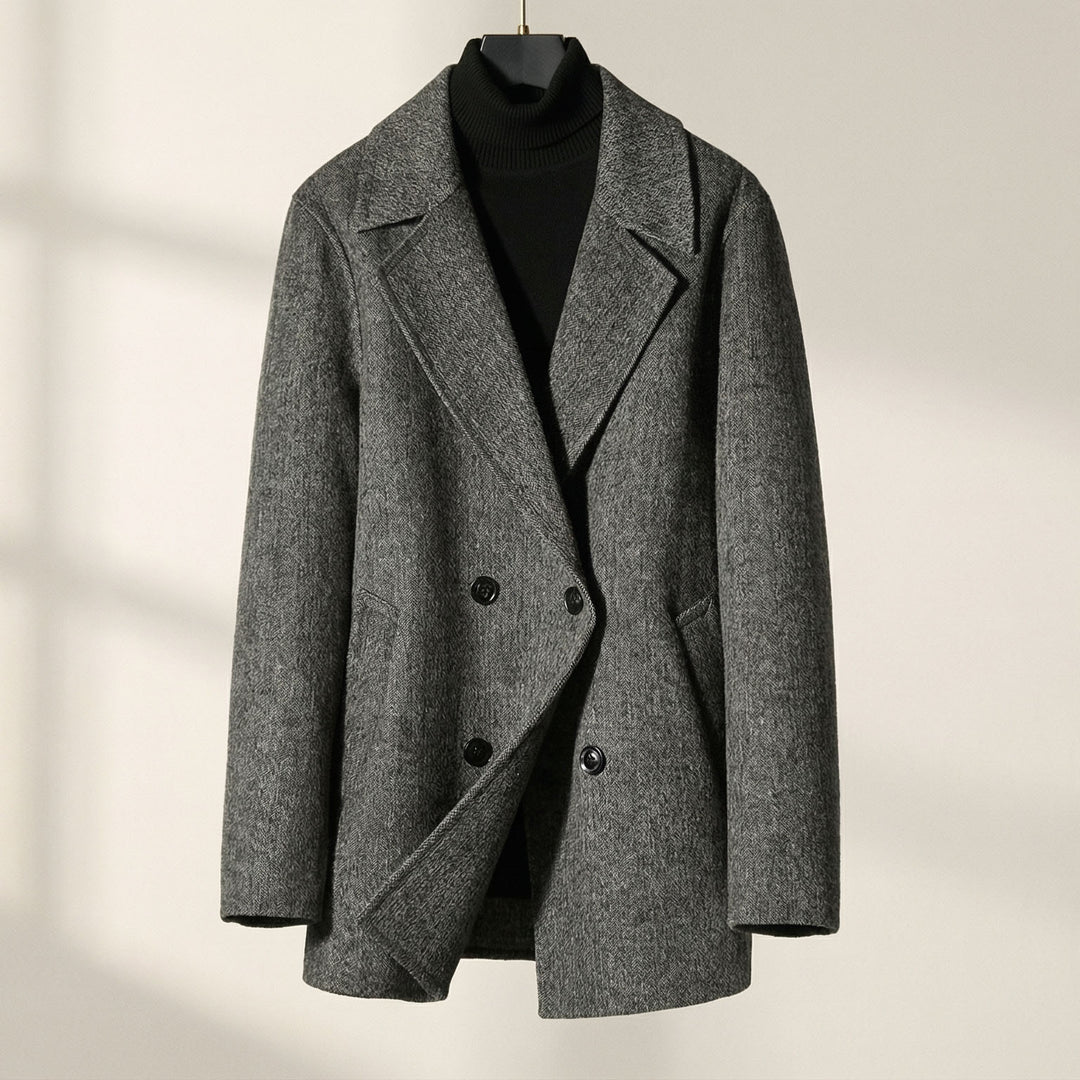 Vincenzo Wool Double-Breasted Coat