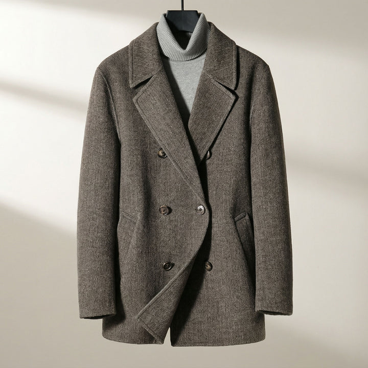 Vincenzo Wool Double-Breasted Coat