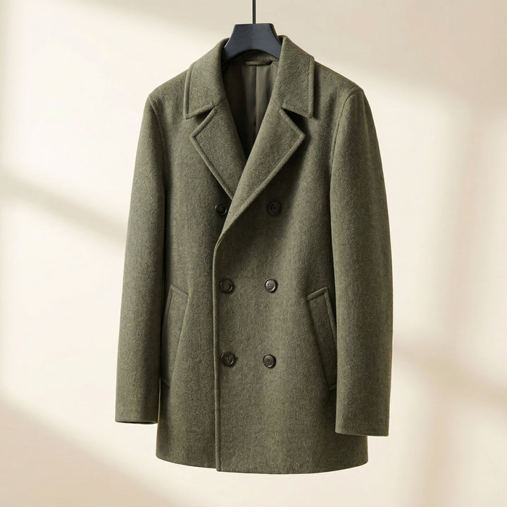 Vincenzo Wool Double-Breasted Coat