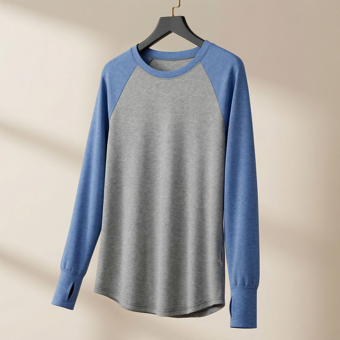 Serena Soft Raglan Long-Sleeve Top