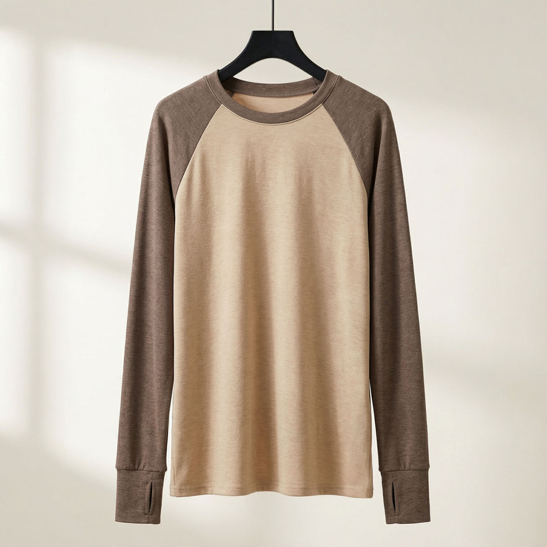 Serena Soft Raglan Long-Sleeve Top