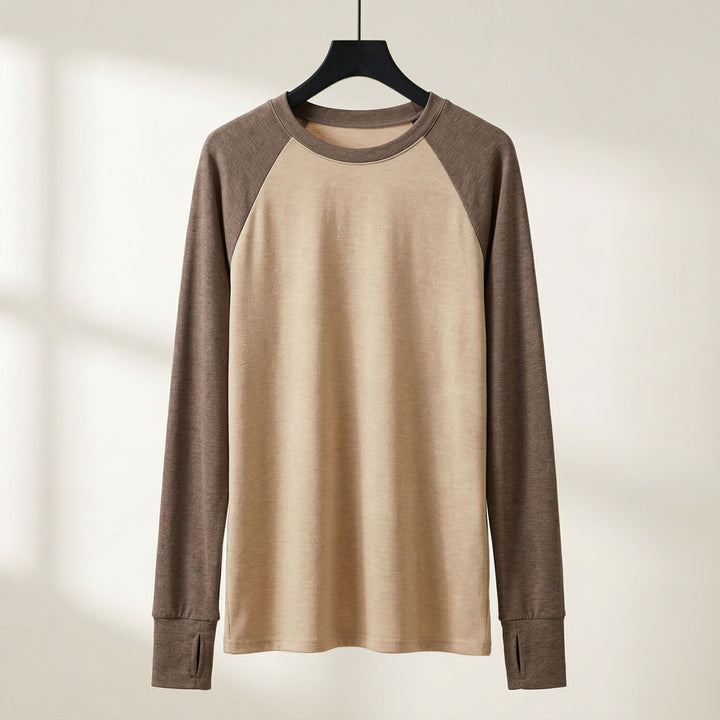 Serena Soft Raglan Long-Sleeve Top