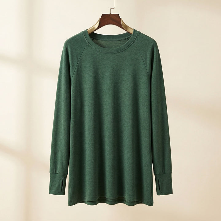 Serena Soft Raglan Long-Sleeve Top