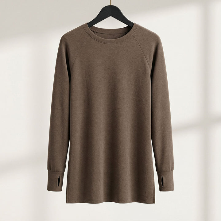 Serena Soft Raglan Long-Sleeve Top
