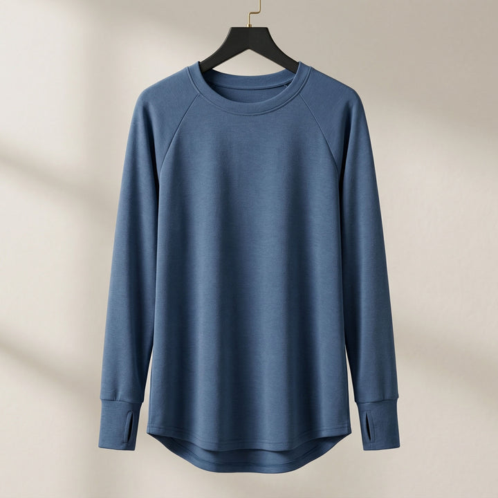 Serena Soft Raglan Long-Sleeve Top