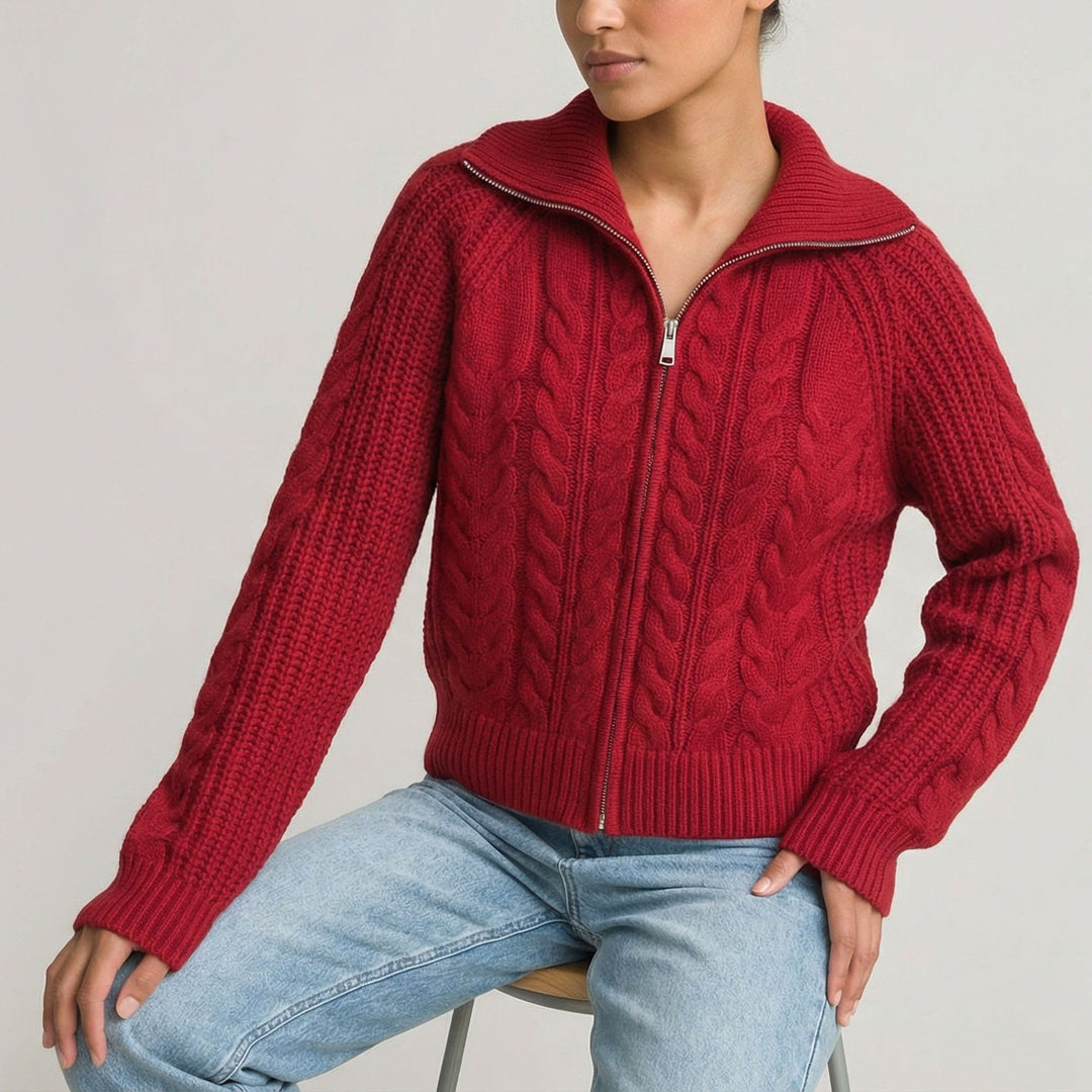 Ila Wool Zip Cardigan