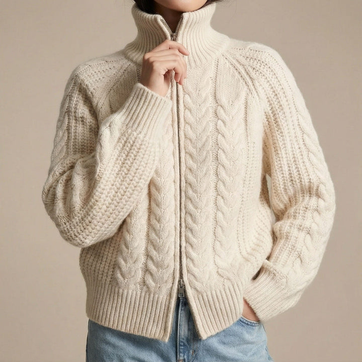 Ila Wool Zip Cardigan