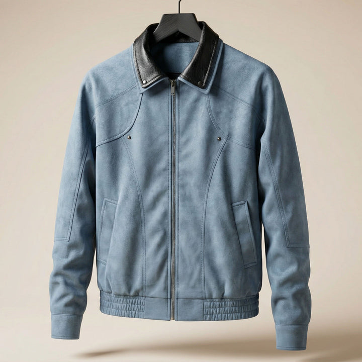 Stefano Suede Zip Jacket