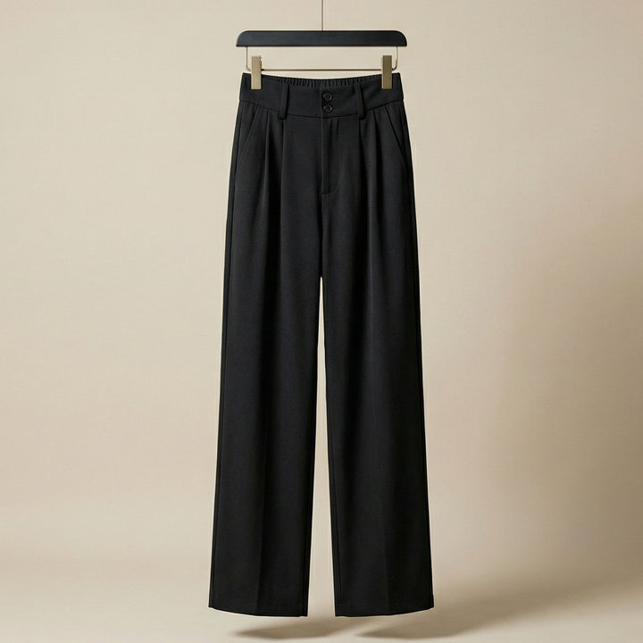 Clara Wide-Leg Tailored Trousers