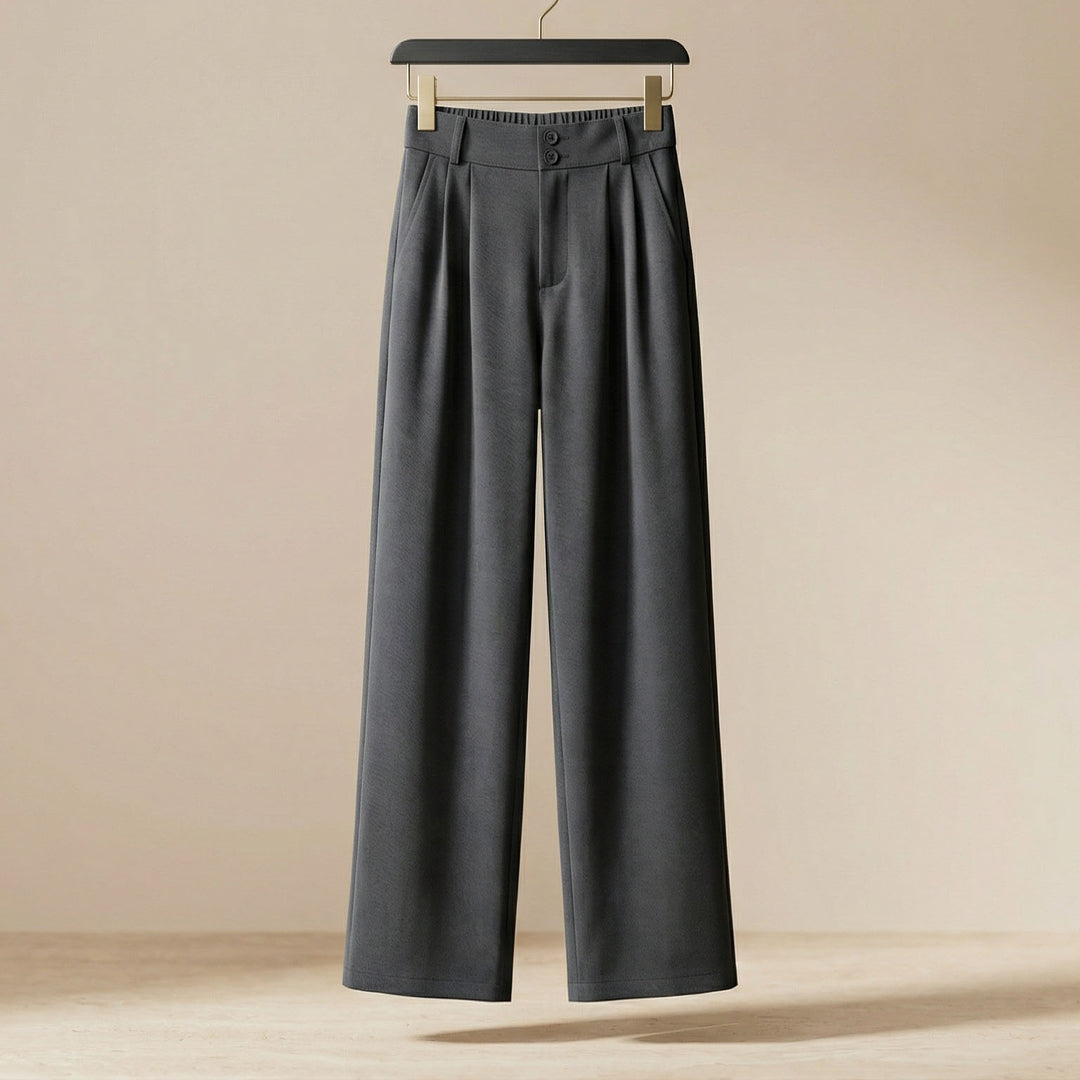 Clara Wide-Leg Tailored Trousers
