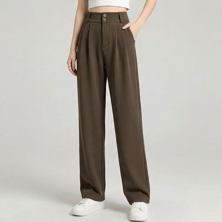 Clara Wide-Leg Tailored Trousers