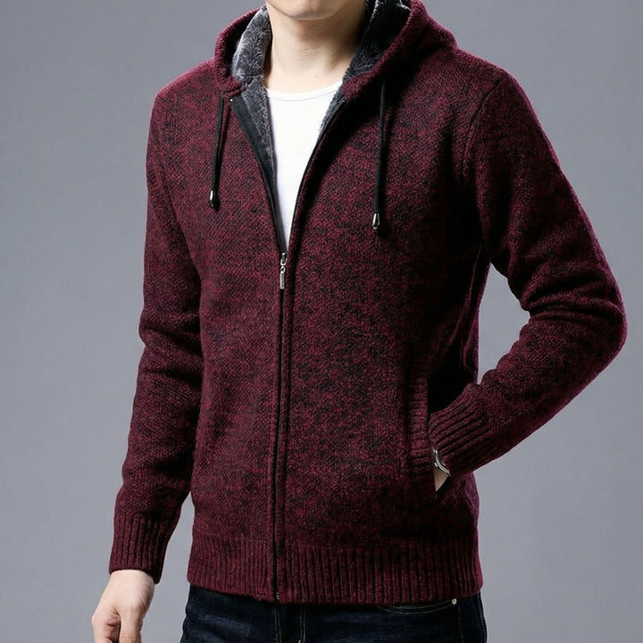 Federico Textured Zip Hoodie