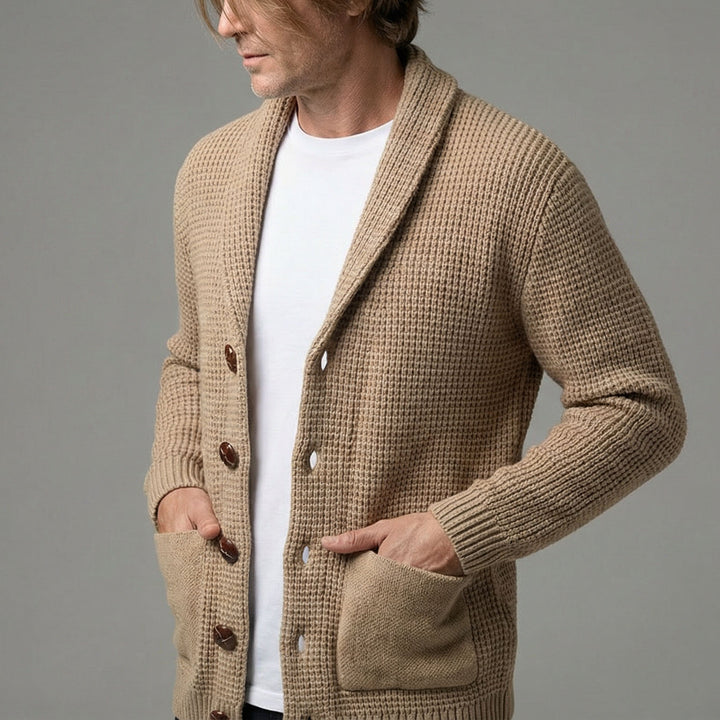 Lucio Soft-Spun Knit Cardigan