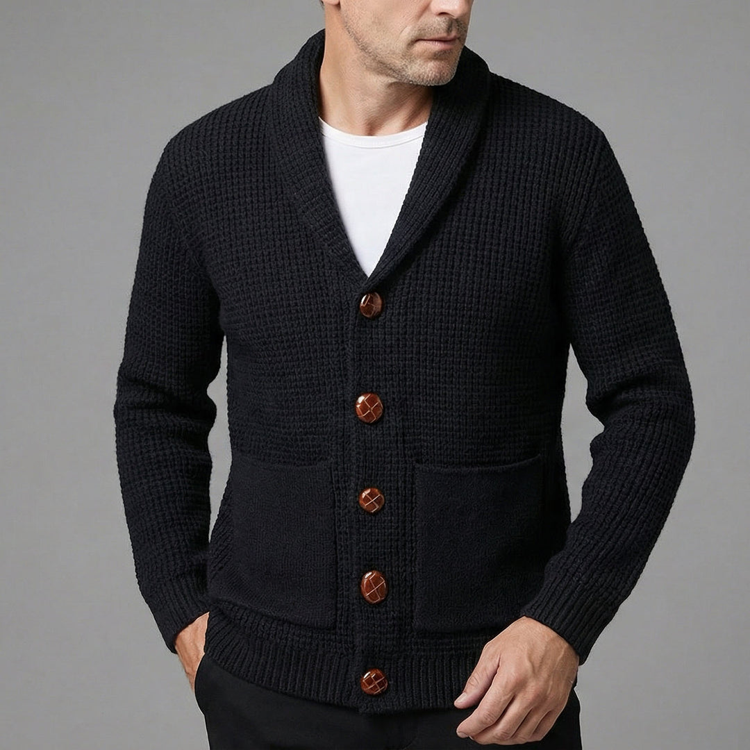 Lucio Soft-Spun Knit Cardigan
