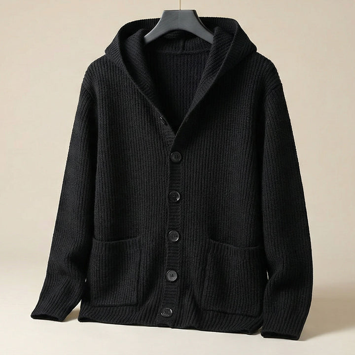 Bernardo Hooded Knit Cardigan