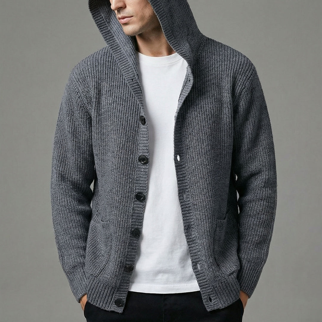 Bernardo Hooded Knit Cardigan