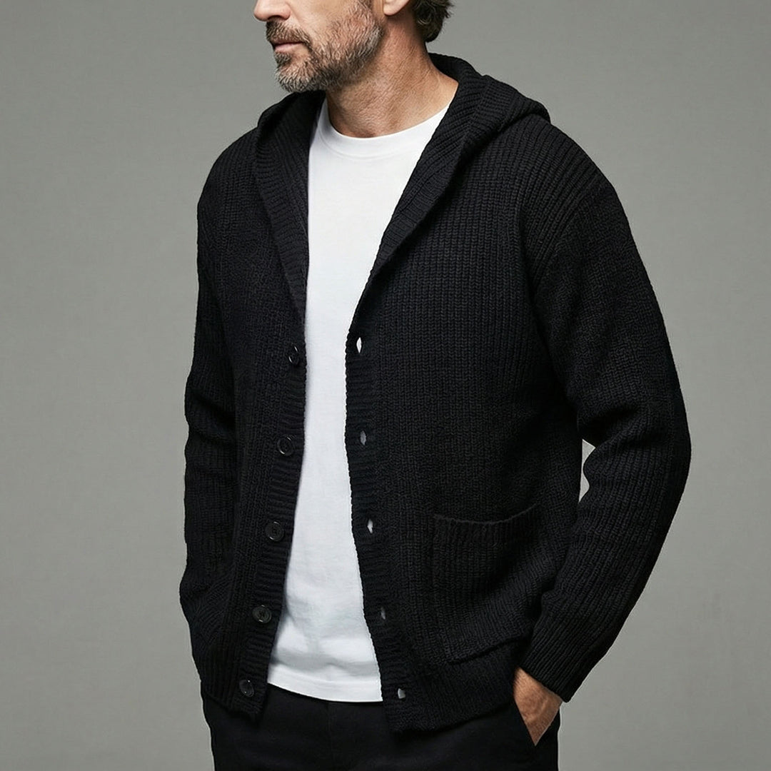 Bernardo Hooded Knit Cardigan