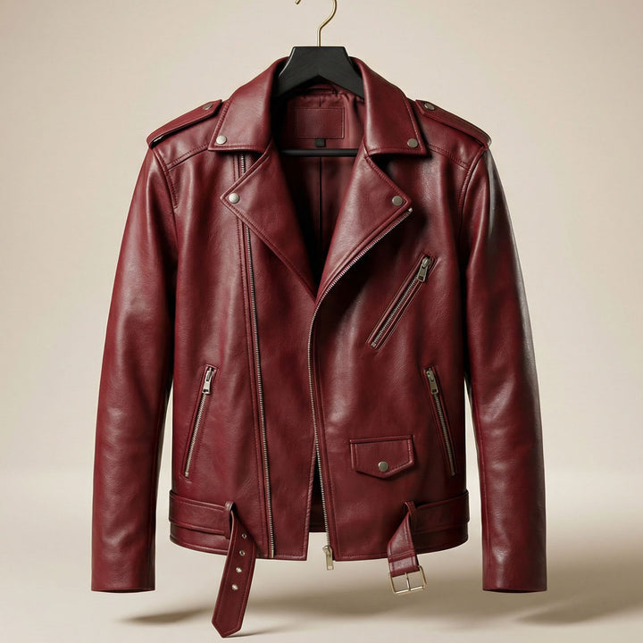 Vittorio Leather Biker Jacket