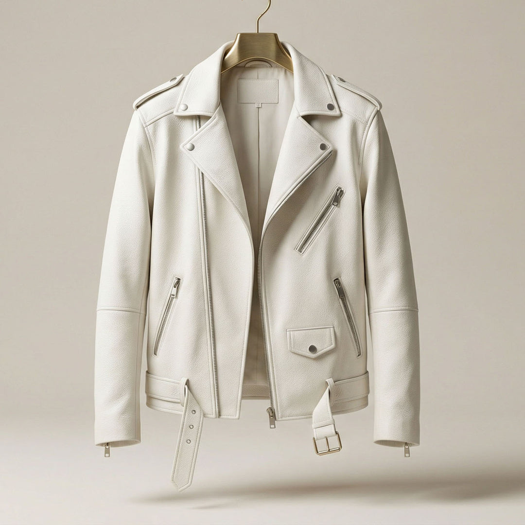 Vittorio Leather Biker Jacket