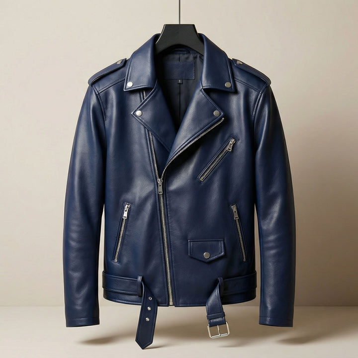 Vittorio Leather Biker Jacket