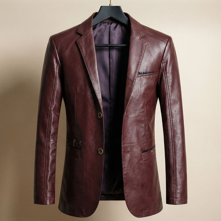 Ricardo Leather Blazer
