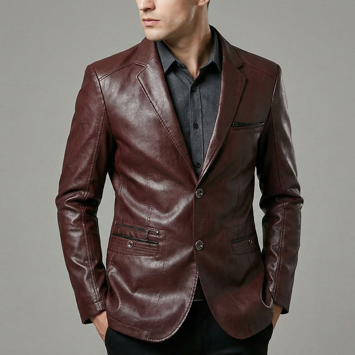 Ricardo Leather Blazer