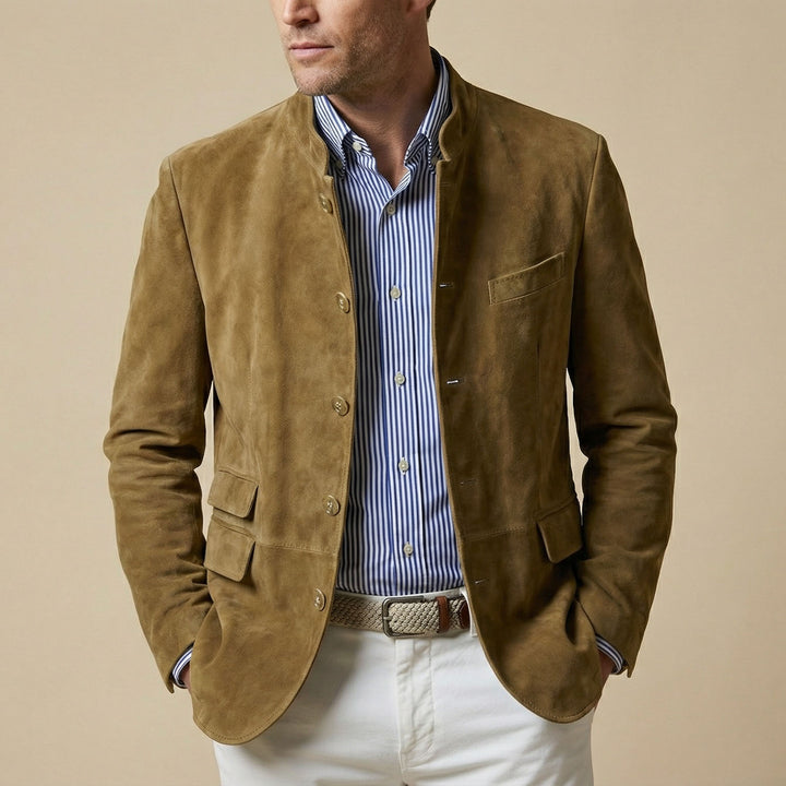 Alessandro Stand-Collar Jacket