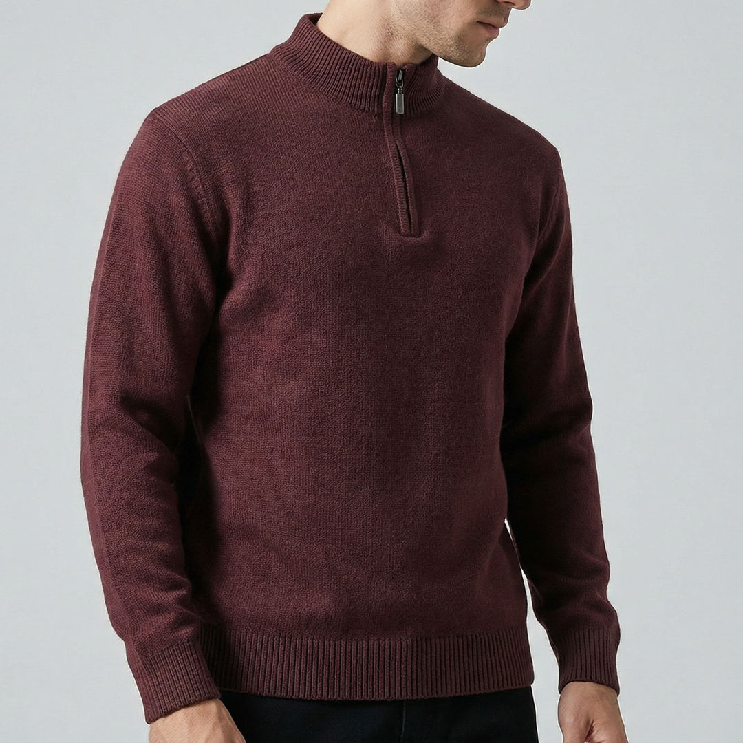 Matteo Quarter-Zip Knit