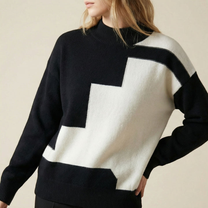 Valentina Graphic Knit Sweater